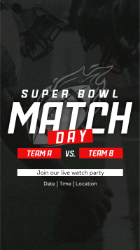 Superbowl Match Day Facebook Story Image Preview