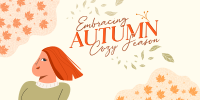 Cozy Autumn Season Twitter post Image Preview