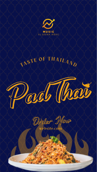 Authentic Pad Thai Facebook Story Design