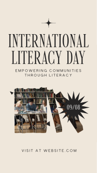 International Literacy Day TikTok Video Image Preview