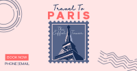 Welcome To Paris Facebook Ad Design