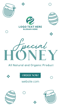 Honey Bee Delight YouTube Short Design