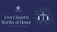 Honor Thy Saints Facebook Event Cover Design