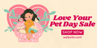 Rustic Love Your Pet Day Twitter post Image Preview