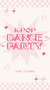 Kpop Y2k Party Facebook Story Design