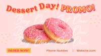 Donut BOGO My Heart Facebook Event Cover Design