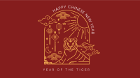 Year of the Tiger Facebook Event Cover Design