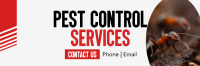 Pest Control Business Services Twitter header (cover) Image Preview