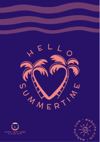 Hello Summertime Flyer Image Preview