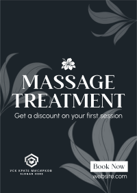 Massage Therapy Service Flyer Image Preview