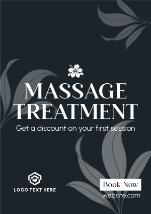 Massage Therapy Service Flyer Image Preview