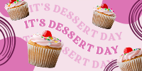 Cupcakes For Dessert Twitter Post Image Preview