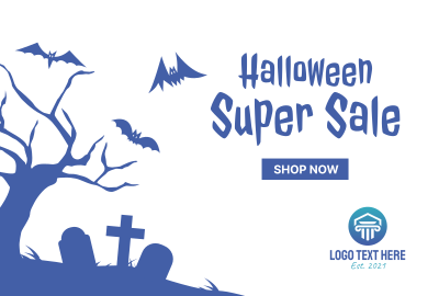 Halloween Super Sale Pinterest board cover Image Preview