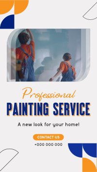 Professional Painting Service TikTok Video Design