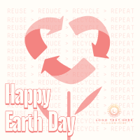 Earth Day Recycle Linkedin Post Image Preview