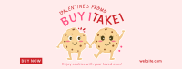 Valentine Cookies Facebook cover Image Preview