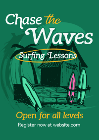 Surfing Lesson Letterhead | BrandCrowd Letterhead Maker