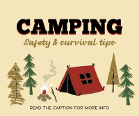 Cozy Campsite Facebook Post Design