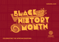 African Diaspora Celebration Postcard Image Preview