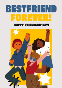 Embracing Friendship Day Poster Image Preview