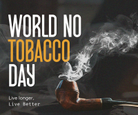 Minimalist Tobacco Day Facebook post Image Preview