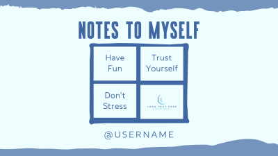 Note to Self List Facebook event cover Image Preview