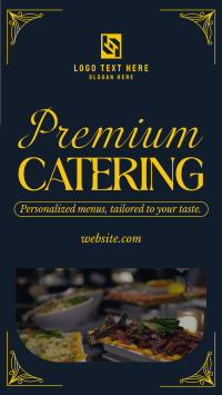 Premium Catering Instagram Reel Preview