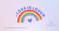 Love Is Love Facebook ad Image Preview