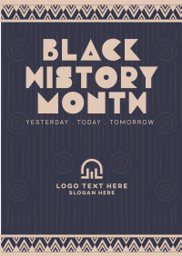 History Celebration Month Flyer Design