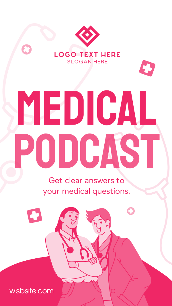 Podcast Medical Instagram Story Design