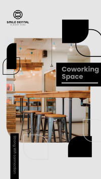 Coworking Curve and Point Facebook story Image Preview
