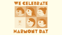 Tiled Harmony Day Facebook Event Cover Image Preview