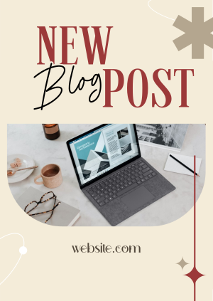 Minimalist Blog Poster Image Preview
