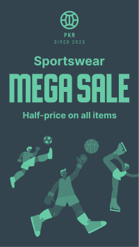 Super Sports Sale Facebook Story Design
