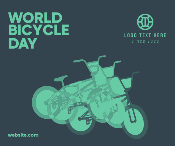 Happy World Bicycle Day Facebook Post Design Image Preview