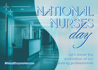 Medical Nurses Day Postcard Design