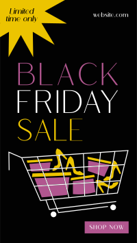 Black Friday Shopping Instagram Story Design