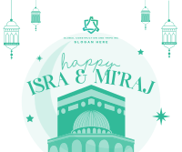 Happy Isra and Mi'raj Facebook post Image Preview