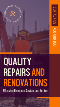 Quality Repairs and Renovations YouTube Short Preview