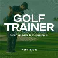 Golf Trainer Instagram Post Design