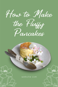 Fancy Pancake Party Pinterest Pin Design