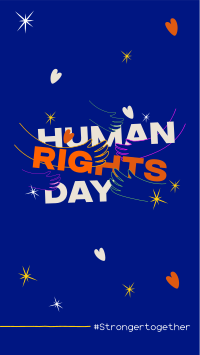 Human Rights Day Movement Facebook Story Design