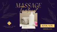 Body Massage Service Facebook Event Cover Design