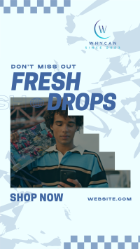 Fresh Drops Instagram Story Design