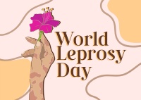 World Leprosy Day Awareness  Postcard Image Preview