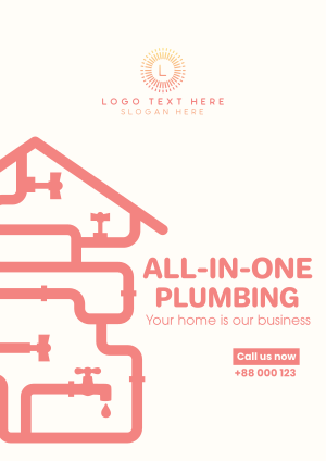 All-in-One plumbing services Flyer Image Preview