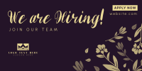 Floral Hiring Twitter post Image Preview