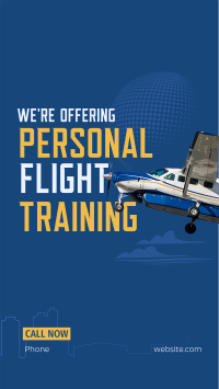 Hiring Flight Instructor Instagram reel Image Preview