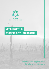 Help Disaster Victims Poster Image Preview