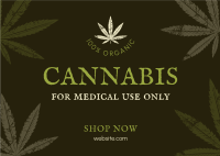 Cannabis Cures Postcard Image Preview
